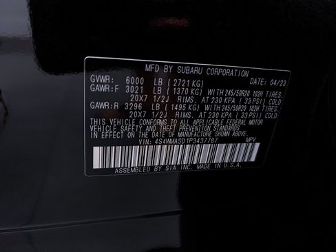Used 2023 Subaru Ascent Limited AWD/4WD image 39