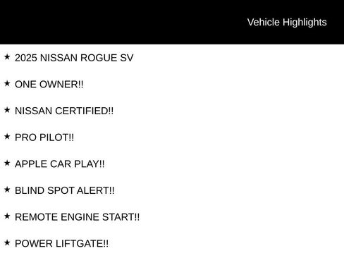 Certified 2025 Nissan Rogue SV image 6