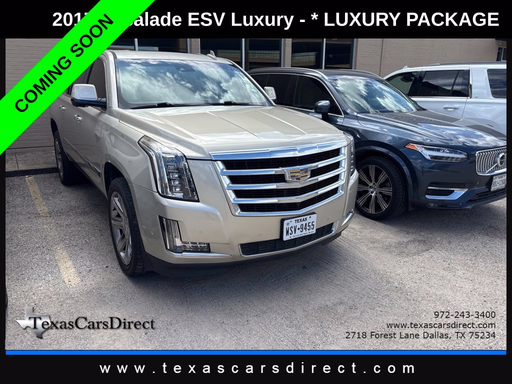 Used 2017 Cadillac Escalade ESV Luxury RWD image 3