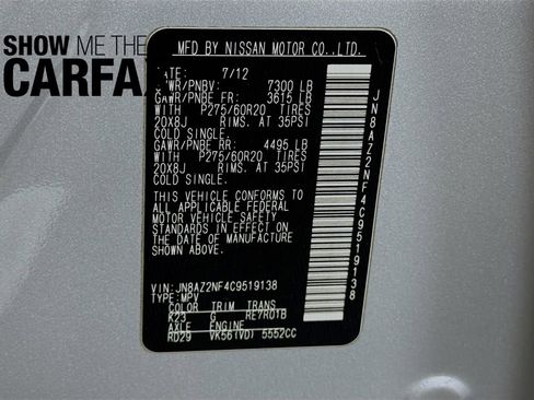 Used 2012 INFINITI QX56 2WD w/ Theater Pkg image 45