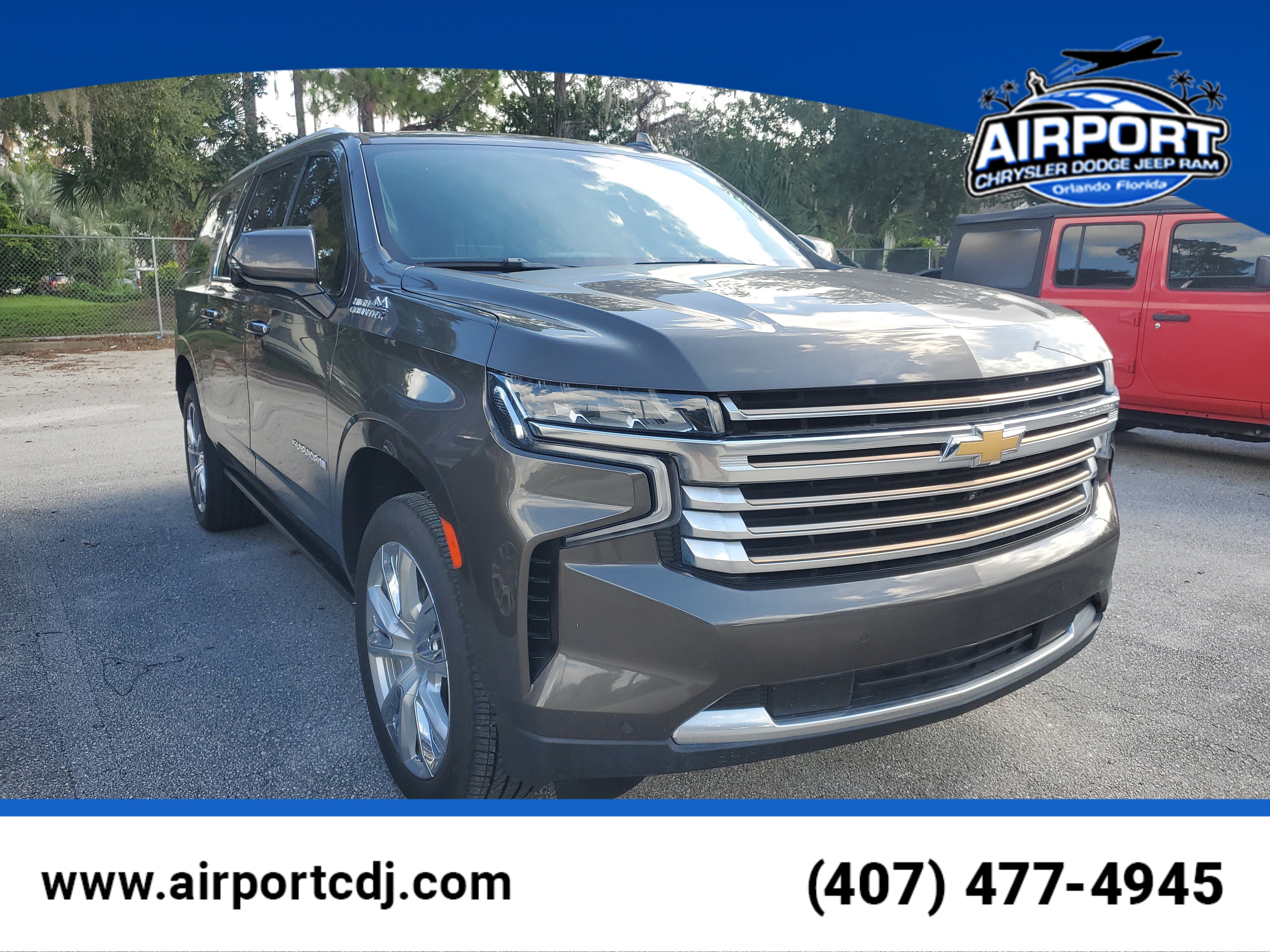 Used 2021 Chevrolet Suburban High Country RWD image 1