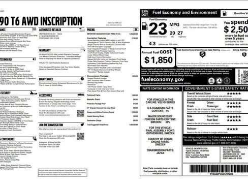 Used 2018 Volvo XC90 T6 Inscription w/ Convenience Package image 5