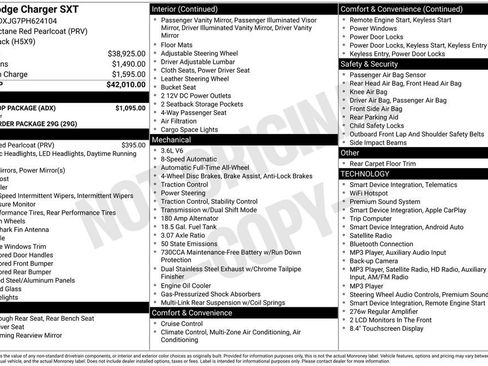 Used 2023 Dodge Charger SXT w/ Blacktop Package AWD/4WD image 4