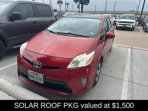 Used 2012 Toyota Prius Three w/ Solar Roof Pkg FWD image 1
