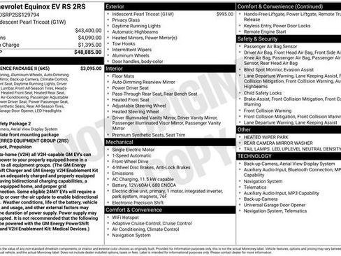 Used 2025 Chevrolet Equinox EV RS w/ Convenience Package II FWD image 2