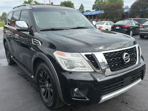 Used 2017 Nissan Armada Platinum w/ Captain Seat Package AWD/4WD image 3