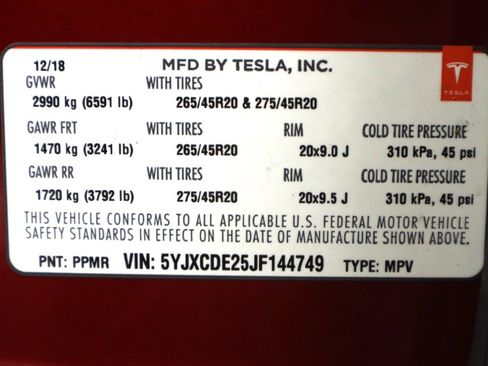 Used 2018 Tesla Model X 75D image 43