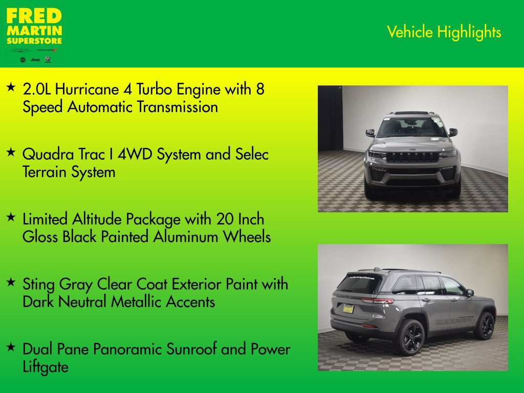 New 2027 Jeep Grand Cherokee Limited w/ Limited Altitude Package AWD/4WD image 8