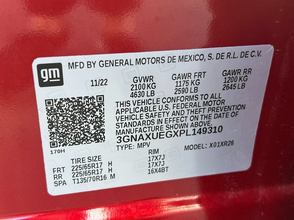Certified 2023 Chevrolet Equinox LT AWD/4WD image 13