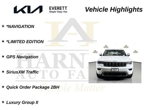 Used 2017 Jeep Grand Cherokee Limited w/ Luxury Group II RWD image 27