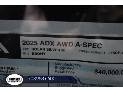 New 2025 Acura ADX A-Spec image 35
