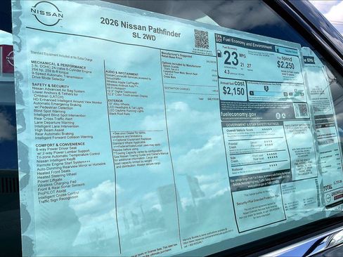 New 2026 Nissan Pathfinder SL FWD image 15