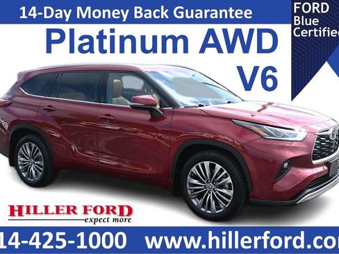 Used 2021 Toyota Highlander Platinum AWD/4WD image 1