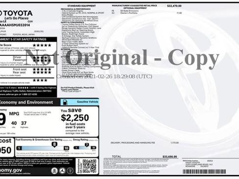 Used 2021 Toyota Venza LE AWD/4WD image 4