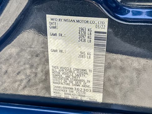 Used 2022 Nissan Altima 2.5 SV image 36