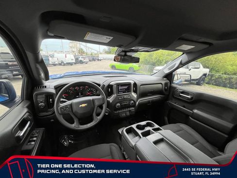 Used 2025 Chevrolet Silverado 1500 Custom w/ Turbomax Blackout Package RWD image 24