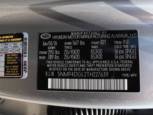 New 2026 Hyundai Santa Fe Limited w/ Tow & Go Package AWD/4WD image 24