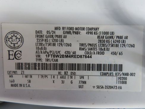 Used 2024 Ford F250 Lariat w/ Lariat Ultimate Package image 81