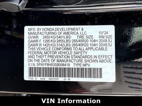 Used 2025 Honda Passport EX-L image 18