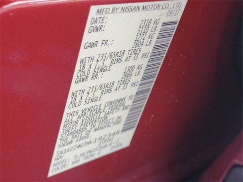 Used 2017 Nissan Murano S w/ Navigation Package image 27