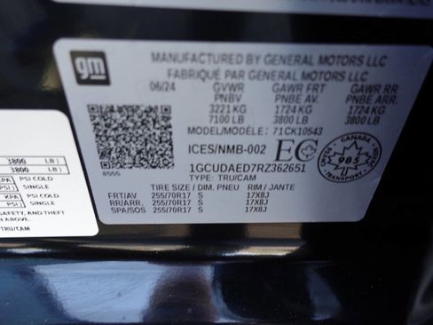 Used 2024 Chevrolet Silverado 1500 W/T w/ WT Fleet Convenience Package AWD/4WD image 12