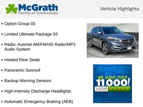 Used 2016 Hyundai Tucson Limited w/ Option Group 03 AWD/4WD image 5