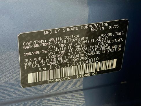 Certified 2025 Subaru Forester Limited w/ Protection Package image 38