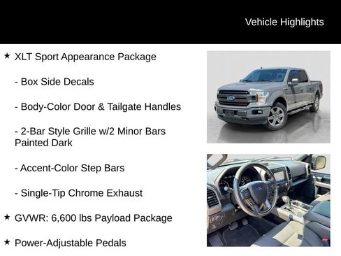 Used 2020 Ford F150 XLT w/ Equipment Group 302A Luxury AWD/4WD image 16