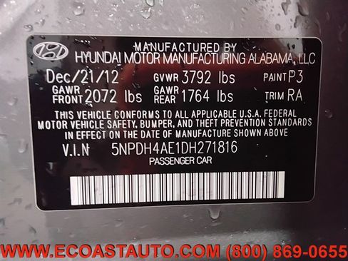 Used 2013 Hyundai Elantra GLS w/ Preferred Pkg image 20