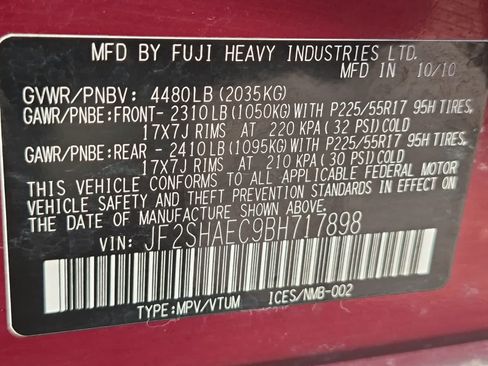 Used 2011 Subaru Forester 2.5X Limited AWD/4WD image 34
