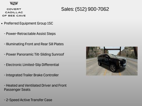 New 2026 Cadillac Escalade Sport w/ Touring Package AWD/4WD image 6