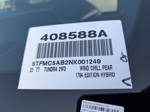 Used 2022 Toyota Tundra 1794 Edition w/ Advanced Package RWD image 38