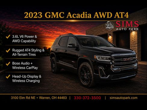 Certified 2023 GMC Acadia AT4 AWD/4WD image 1