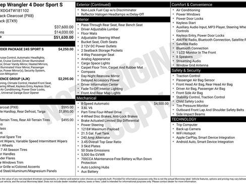 New 2026 Jeep Wrangler Sport S image 27