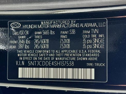 Certified 2025 Hyundai Santa Cruz SEL AWD/4WD image 34