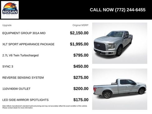 Used 2016 Ford F150 XLT w/ Equipment Group 301A Mid RWD image 5