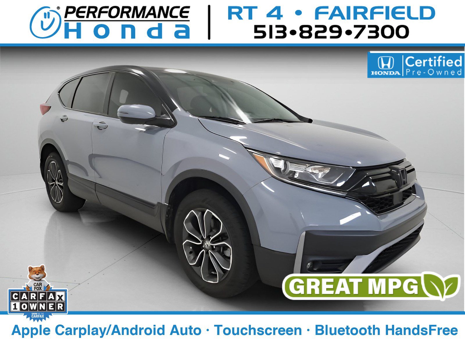 Certified 2022 Honda CR-V EX-L image 1