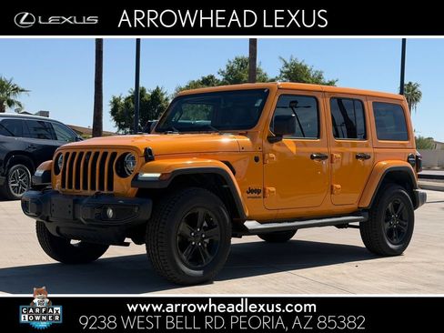 Used 2021 Jeep Wrangler Unlimited Sahara AWD/4WD image 1