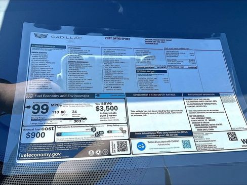 New 2027 Cadillac Optiq Sport w/ LPO, Floor Liner Package AWD/4WD image 14