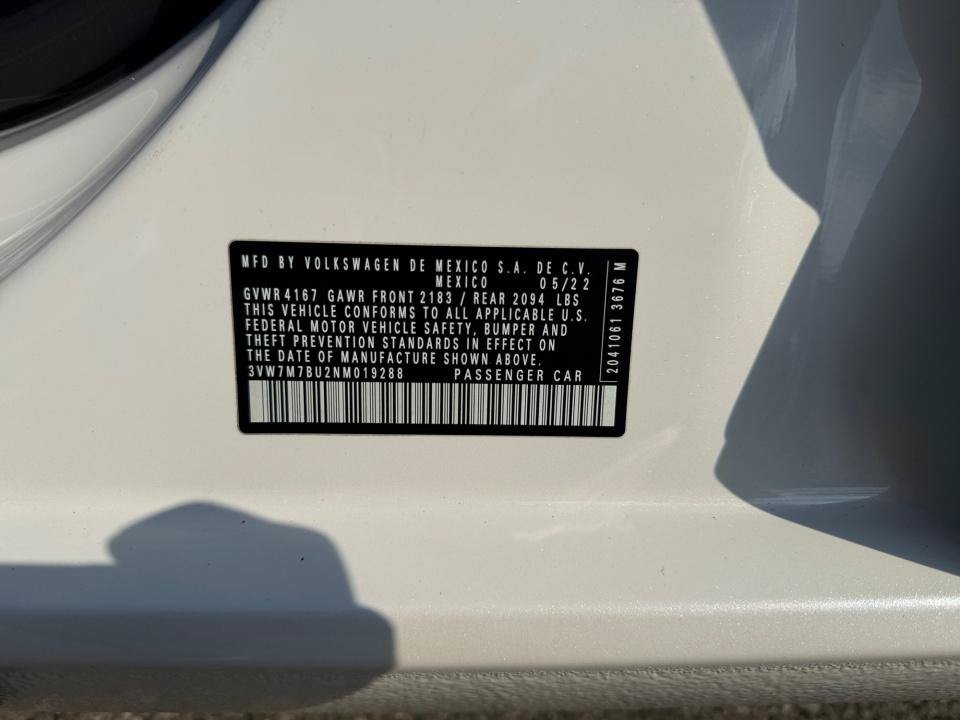 Certified 2022 Volkswagen Jetta SE FWD image 35