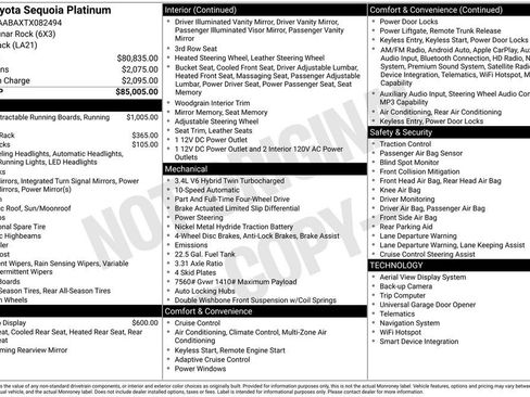 Used 2026 Toyota Sequoia Platinum image 34