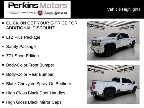 Used 2024 Chevrolet Silverado 2500 LTZ w/ LTZ Plus Package AWD/4WD image 7
