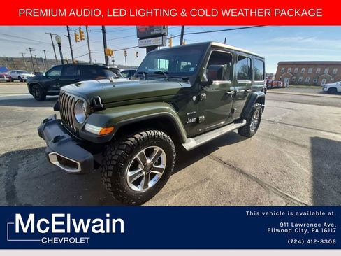 Used 2021 Jeep Wrangler Unlimited Sahara AWD/4WD image 11