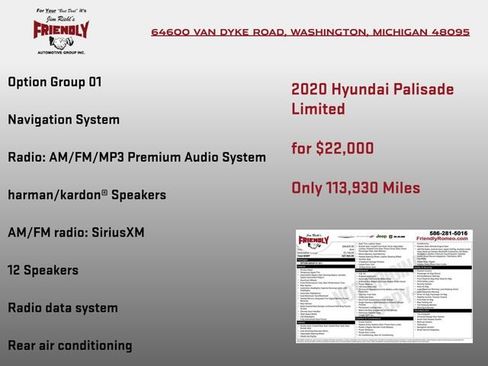Used 2020 Hyundai Palisade Limited AWD/4WD image 3