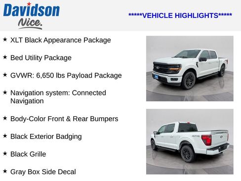 Used 2024 Ford F150 XLT w/ Equipment Group 302A MID AWD/4WD image 4