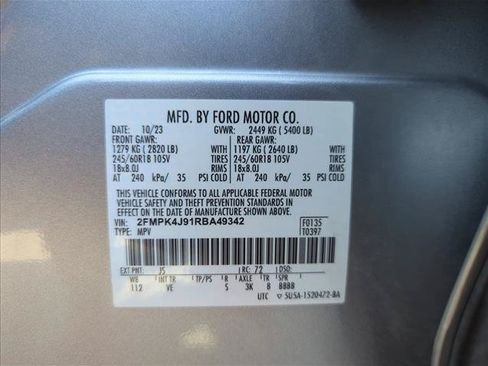 Certified 2024 Ford Edge SEL AWD/4WD image 27