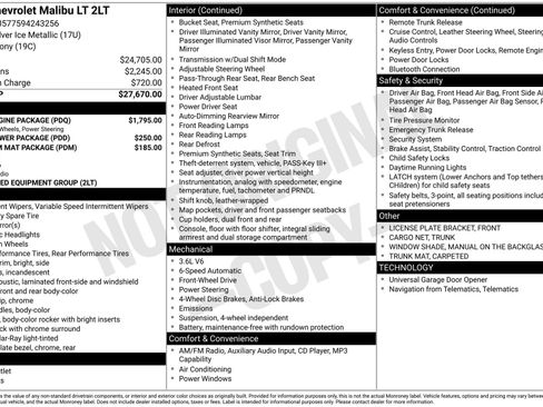 Used 2009 Chevrolet Malibu LT w/ HFV6 Engine Package image 4