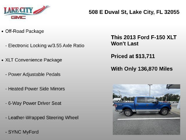 Used 2013 Ford F150 XLT w/ Luxury Equipment Group AWD/4WD image 13