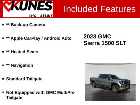 Used 2023 GMC Sierra 1500 SLT AWD/4WD image 2