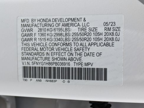 Used 2023 Honda Pilot Elite image 35
